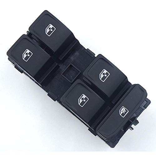 Botones Elevalunas Botón de control del interruptor de la ventana eléctrica para Volkswagen VW Golf Mk7 Passat B8 Tiguan Touran Seat Asiento ATECA IBIZA/ST LEON 2016- Interruptor Ventana