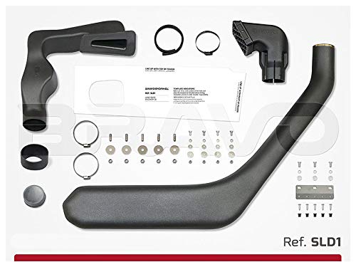 BRAVO SLD1 Snorkel en ABS para Land-Rover Discovery I T300 1994 a 1998, lado izquierdo, sólo modelos sin ABS