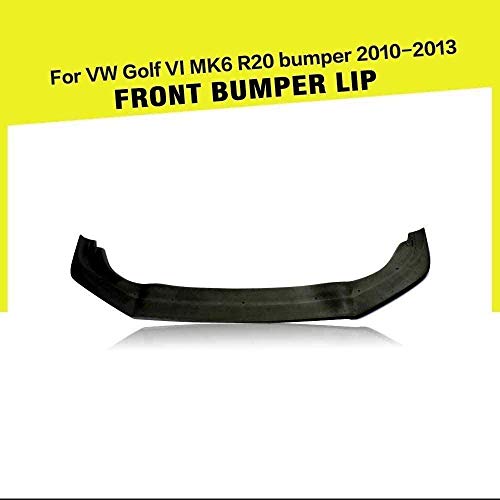 CCIG Frp Sin Pintar Parachoques Delantero Labio Spoiler Parachoques Delantero Lip Body Spoiler Apto para Golf 6 Vi Mk6 R20 Parachoques 2010-2013