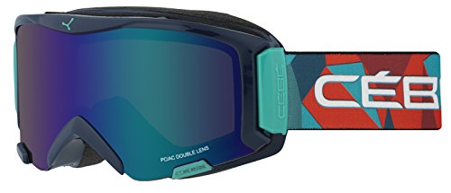 Cébé Super Bionic Màscaras, Unisex niños, Blue Rainbow, Small