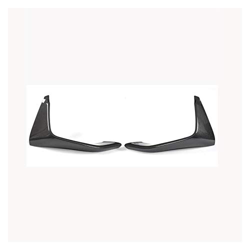 CHENJIAO Frontal Labio Seco Carbono Delantero Delantero Splitters Fit For BMW F80 M3 F82 F83 M4 Sedan Coupe 4D 2D 2014-2019 Frontal Divisor Fuje De Niebla Tapa De Ajuste (Color : Down Splitters)