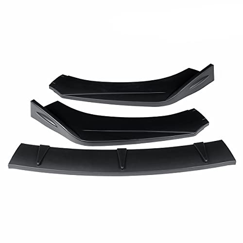 CMJCJDM Kit Spoiler, Diffuser Deflector Protector Protector para Hyundai para Veloster 2013-20173PCS Cuerpo del Labio del Splitter Delantero Delantero del automóvil,Matte Black