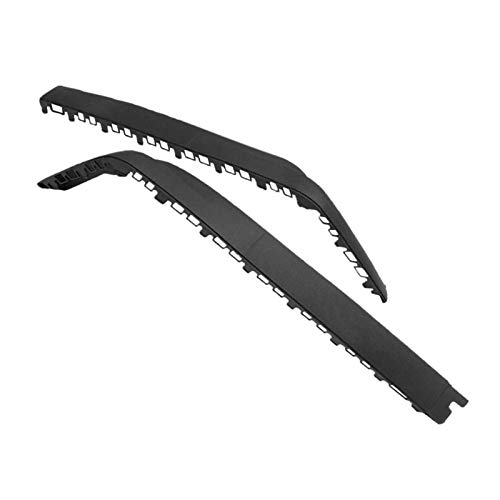 Coche delantero Bumper SPOILER SPOILER SPOPTER SOPORTE LIP LIP PARA GOLF Spoiler Canards (Color : Black)