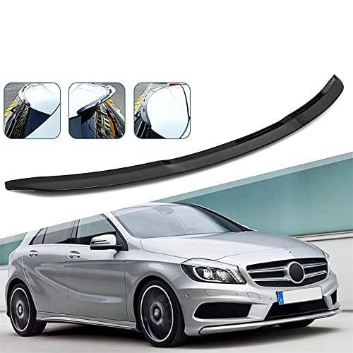 Coche Spoiler Coche Tronco trasero Brillante negro Splitter Sparter Spoiler Wing Fit para Mercedes Benz A Clase W176 A180 A200 A250 AMG A45 2013-2018 (Color : 2013 to 2018)