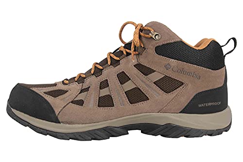 Columbia Redmond III Mid Waterproof, Zapatillas para Caminar Hombre, Alce cordobés, 45 EU