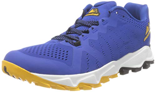 Columbia Trans ALPS F.K.T. III, Zapatillas para Carreras de montaña Hombre, Azul Dorado Brillante, 45 EU