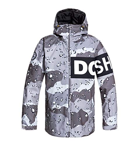 DC Shoes Propaganda-Chaqueta para Nieve para Hombre, Chocolate Chip Greyscale Camo, M