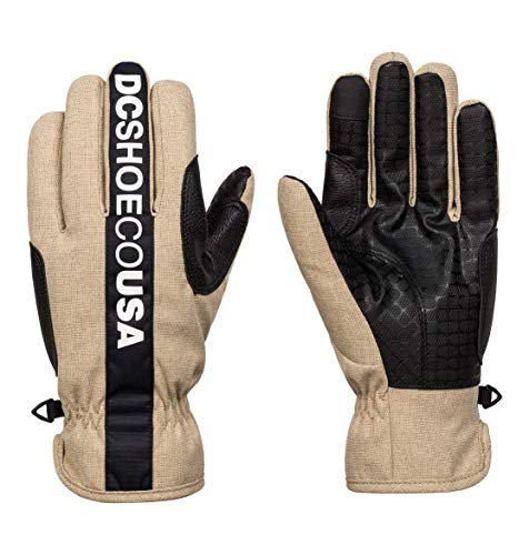 DC Shoes Salute-Snowboard/Esquí Guantes para Hombre, Twill, M