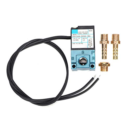 DC12V 5.4W Válvula solenoide de control de impulso eléctrico de 3 vías para controlador de impulso 35A-AAA-DDBA-1BA