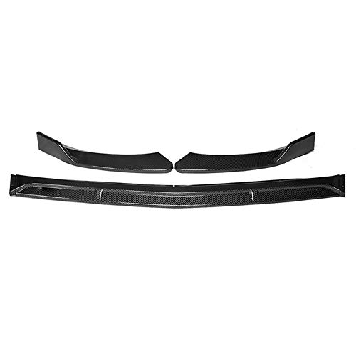 DIQON Spoiler Frente, Splitter Delantero del Automóvil Kit De Cuerpo De Labios Difusor Spoiler Spoiler Deflector De Labios Labios para Mercedes para Benz Vito 2015-2019 ABS,Carbon Fiber Look