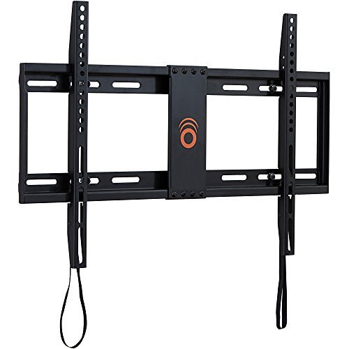 ECHOGEAR soporte de perfil bajo de pared para la mayoría de TV de 32"-80" - La TV queda a 3,17 cm de la pared - Ideal para TV de pantalla plana LED, LCD, OLED y Plasma - EGLL1-BK