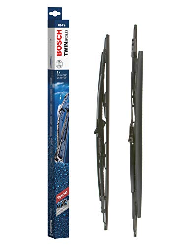 Escobilla limpiaparabrisas Bosch Twin Spoiler 814S, Longitud: 625mm/625mm – 1 juego para el parabrisas (frontal)