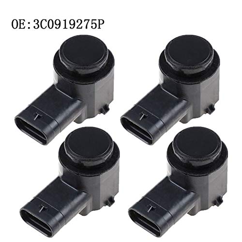 Fait Adolph Radar de Marcha atrás 4PCS PDC de Asistencia for estacionarse Sensor for Audi Q7 TT 8P B7 B8 C6 VW Passat 3C0919275P Sensor de Radar de Marcha atrás (Color : Black)