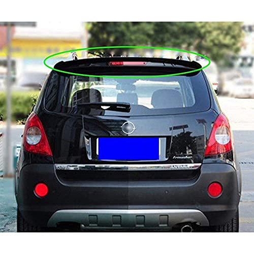 FDJYHFG Alerón Trasero para Coche, ABS ala Trasera del Coche Alerón de Carreras Ajustable Spoiler de Labio Estabilidad Decoración Exterior para Opel Antara 2008-2015