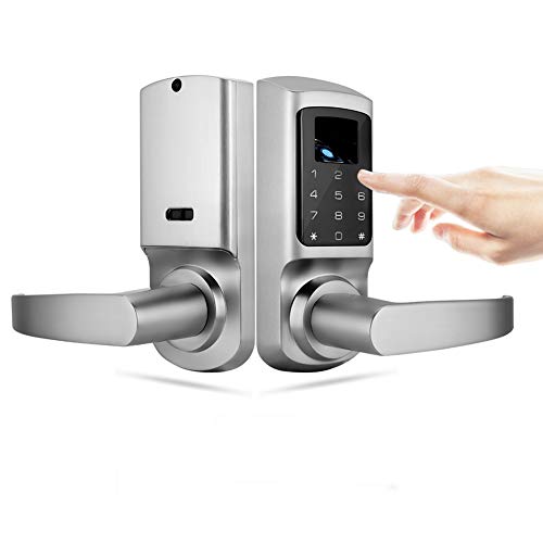 Fingerprint Door Lock,Keyless Smart Touch Screen Keypad Door Lock Home Security Door Inteligente Automático Fingerprint Lock