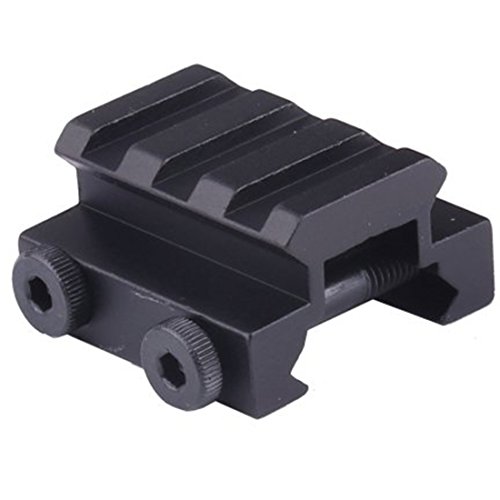 FIRE WOLF 1/2 Pulgada 3 Slot Low Riser 20mm Teclado Picatinny Rifle Base/Scope Mount Rail