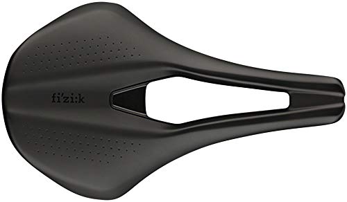 Fizik Vento - Sillín para Bicicleta Unisex, Color Negro, 150 mm