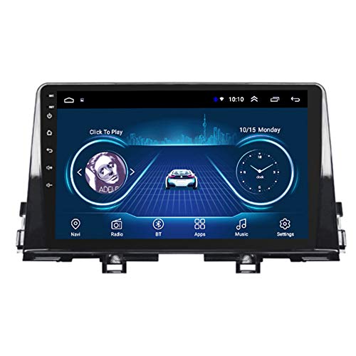 Flower-Ager Double DIN Autoradio para Kia PICANTO 2016-2019 Pantalla Táctil HD 1080P Soporte Radio FM/RDS DSP Reproductor MP5 Controles del Volante Salida De Video(con Cámara Trasera),WiFi+4g,4+64G