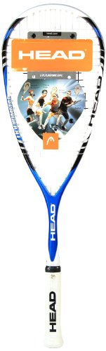 Head LM Power Pro - Raqueta de Squash, Color Azul y Blanco