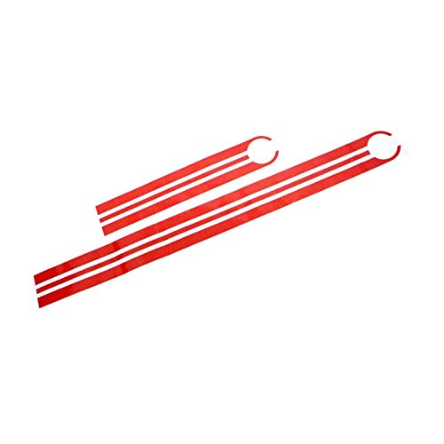 HUAER 1 Set Cap Hood Sticker Tronc Fit para BMW M3 M5 M6 E46 E90 E60 E70 F30 F10 F15 F15 F16 Auto Cuerpo DE Cuerpo Decoración Etiqueta Automóvil (Color Name : Red)