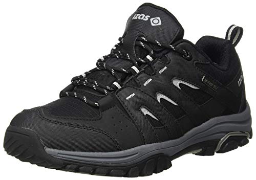 Izas Gobi, Zapatos para Senderismo Unisex Adulto, Negro/Gris, 37 EU