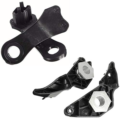 Juego de 2 pares de clips para faros delanteros halógenos E61 525 resistentes al calor, soportes de reparación 528Li E60 520, repuesto 523Li negro para BMW, negro