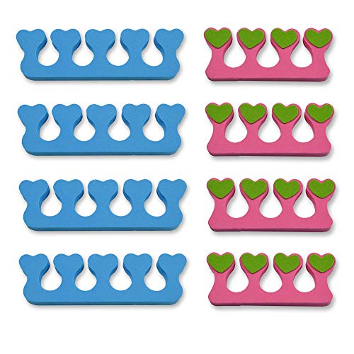 K-Pro Separador Juego de Esparcidor de Dedos 8 Piezas Spacer Toe Separator