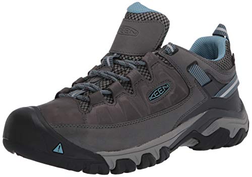 KEEN Targhee 3 Low Height Waterproof, Zapatos para Senderismo Mujer, Imán Atlantic Blue, 37.5 EU