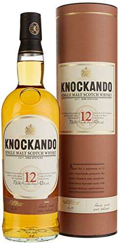 Knockando Whisky escocés puro de malta de Speyside - 0.7 L