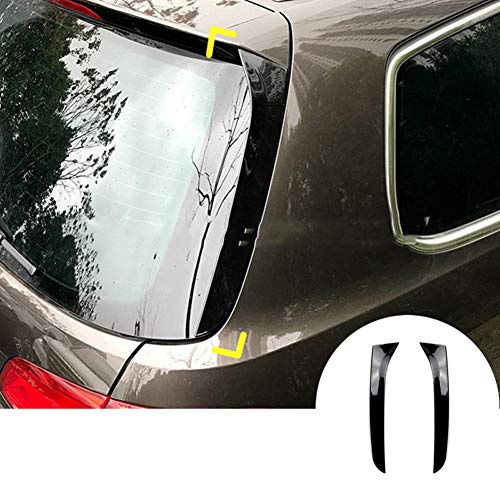 KSUVR Ventana Trasera Spoiler Side Wim Trim Cover2pcs, para Volkswagen VW Passat B7 Variant Wagon 2011-2015