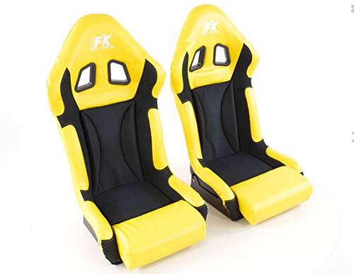 Ku Sportseat Set Race 1 Amarillo/Negro