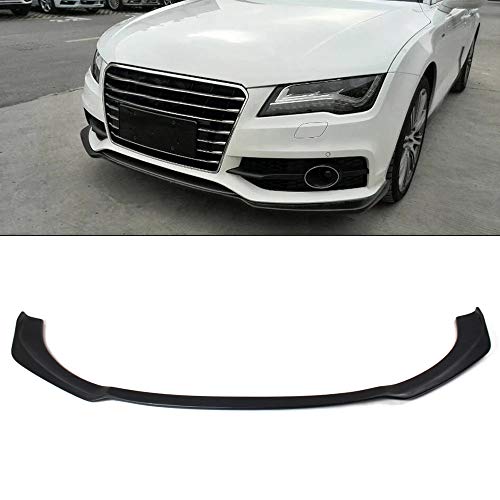 Labio Frontal, para A7 Coche Frente para Parachoques Spoiler para Audi A7 Sline Sólo Parachoques FRP Sin Pintar Black Primer Car Styling 2012-2014