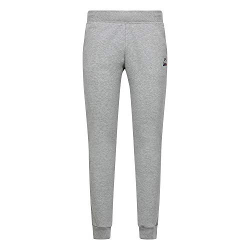 Le Coq Sportif ESS Pant Slim N°1 Pantalón, Hombre, Gris chiné Clair, S