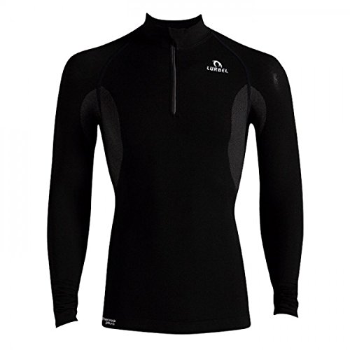 Lurbel - Shirt Long Sleeves Alaska Zip, Color Negro, Talla S