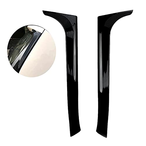 MENGHE TANGZHOU Gloss Black Trasero Lateral De ala Spoiler Etiquetas De Spoiler Tapa Ajuste para VW Golf 6 MK6 2008-2013 No para Golf 6 GTI/R (Color : Black)