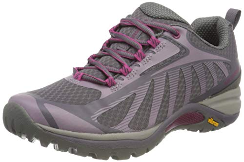 Merrell Siren Edge 3, Zapatillas para Caminar Mujer, Multicolor (Tiburón/Fucsia), 37.5 EU