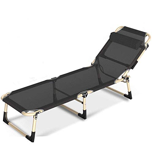 MION Tumbona Silla Plegable, Sillón Plegable reclinable, cómodo sillón sin Gravedad, reclinable Plegable y Ajustable, con Soporte para Silla Multifuncional de 330 LB-Teslin