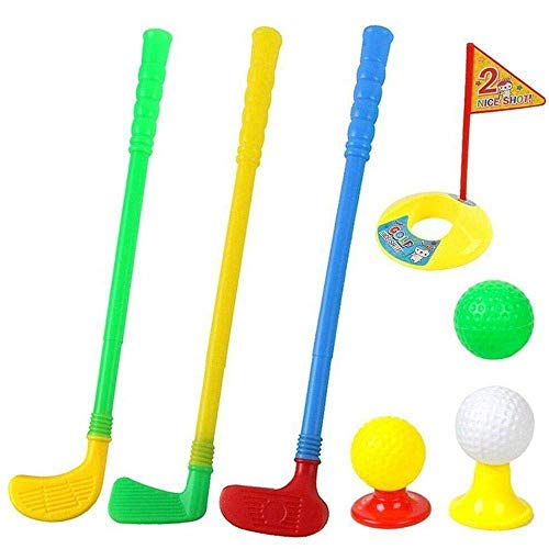 MZY1188 Kids Golf Club Set Golf Mini Putter Set, Kids Indoor Outdoor Ball Game Kit Golf Practice Toy