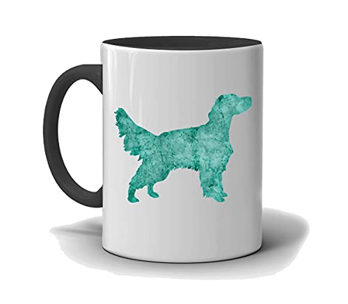 N\A Taza Personalizada para Perros Setter inglés, Taza en Blanco y Negro, I Love My English Setter