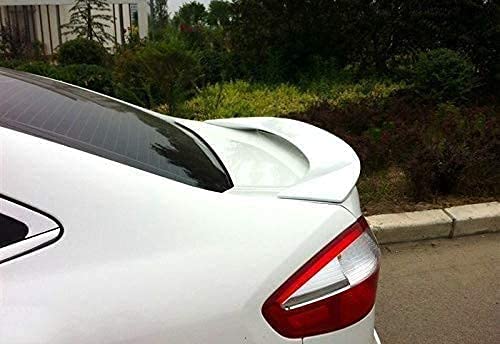 NADAENEA Alerón Trasero Spoiler de ABS para Ford Fiesta 2009-2016, Accesorios de Modificación del Alerón del Maletero, Duradero, Brillante(White)