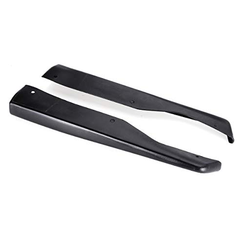 NADAENQ Difusor Spoiler, para Subaru para Impreza WRX STI 4 DR 2XCAR Lado Trasero Difusor Difusor Distritor de Distritor de Distritador Canard Página Add-On Delantales,Matte Black