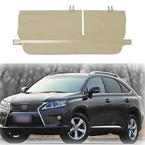 para Lexus Rx200 Rx200t Rx270 Rx300 Rx350 Rx450h 2009-2021 Cubierta de Carga Trasera retráctil para automóvil Tronco Estante para Paquetes Equipaje Protector de Sombra Organizador de segurid