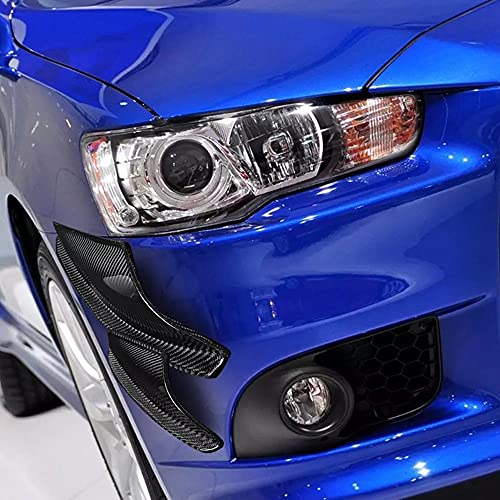 QYHL Divisor De Labios De Parachoques AleróN Separador para Lancer EVO X 10 08-10 Spoiler De Parachoques Delantero