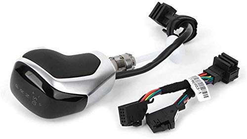 QZNZG - Pomo de palanca de cambios eléctrico automático para coche estilo DSG con cables para VW Passat B8 Golf Mk7 Skoda Octavia Superb SEAT