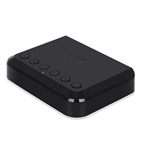 Receptor de Audio WiFi -August WR320 - Adaptador multihabitación para Sistemas de Altavoces - Convierte Altavoces con Cable en inalámbricos - Compatibilidad WiFi, Aux, Ethernet y Airplay