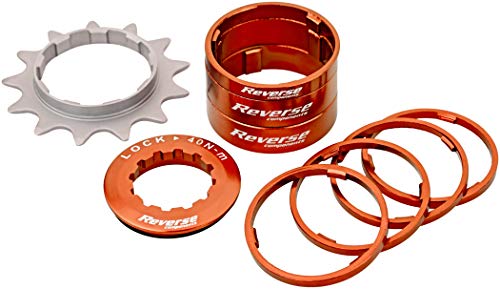 Reverse Single Speed – Kit de herramientas para monomarcha (13 dientes Color Naranja