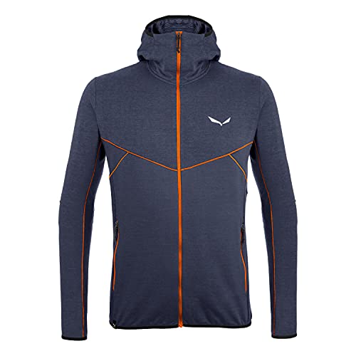 SALEWA *Light Micro Pl M FZ HDY Hooded Sweatshirt Hombre, Hombre, 00-0000027837, Azul, M