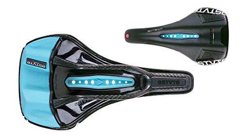 Selle Astute Time Lite VT, sillín para Bicicleta Unisex Adulto, Azul/Negro, único