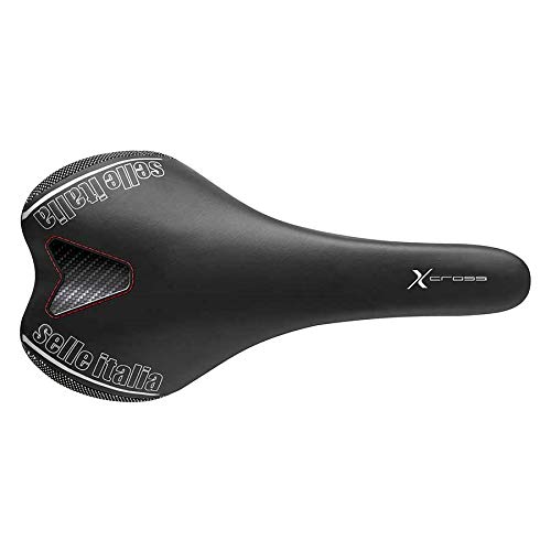 Selle Italia SLR X-Cross Flow Sillín, Hombre, Negro, S2