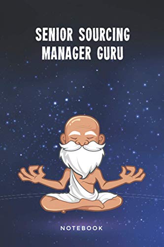 Senior Sourcing Manager Guru Notebook: Customized 100 Page Lined Journal Gift For A Busy Senior Sourcing Manager